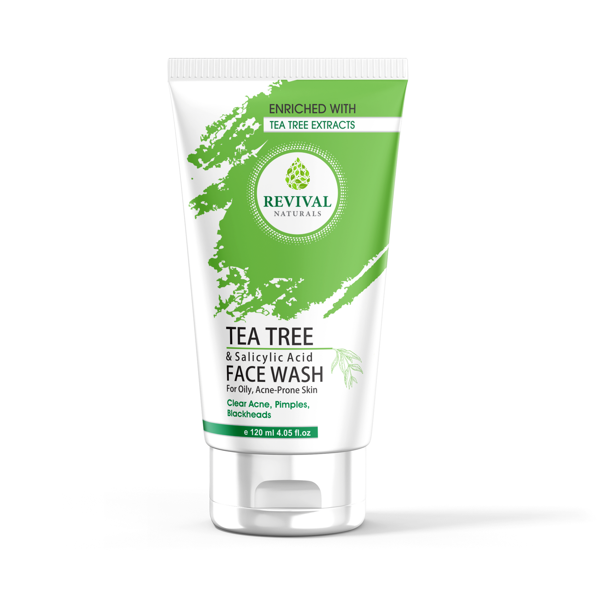 Revival naturals anti acne Tea tree and salicylic acid face wash online in  Pakistan – Revival Naturals